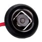 Lampa gabarit fi28, cu LED, incastrabila (fi19.6), rosie