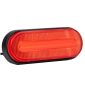 Lampa gabarit 124x51, LED, rosie, 12-36V