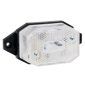Lampa gabarit 63x42, bec, alba, cu suport 2 urechi