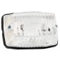 Lampa gabarit 96x64, bec, alba, 12-24V