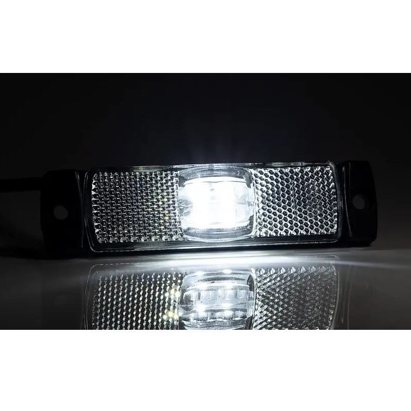 Lampa gabarit 100x32, LED, alba, cu suport urechi, 12-36V - imagine 2