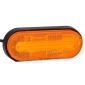 Lampa gabarit 124x51, LED, galbena, 12-36V