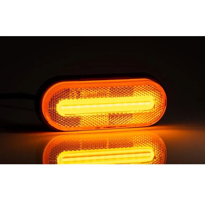Lampa gabarit 124x51, LED, galbena, 12-36V - imagine 2