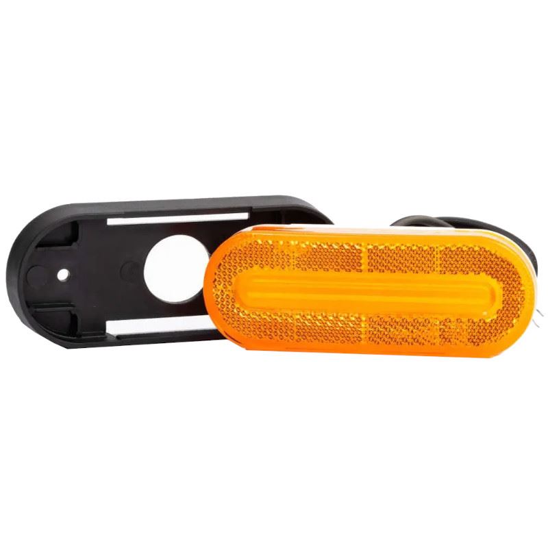 Lampa gabarit 124x51, LED, galbena, 12-36V - imagine 3