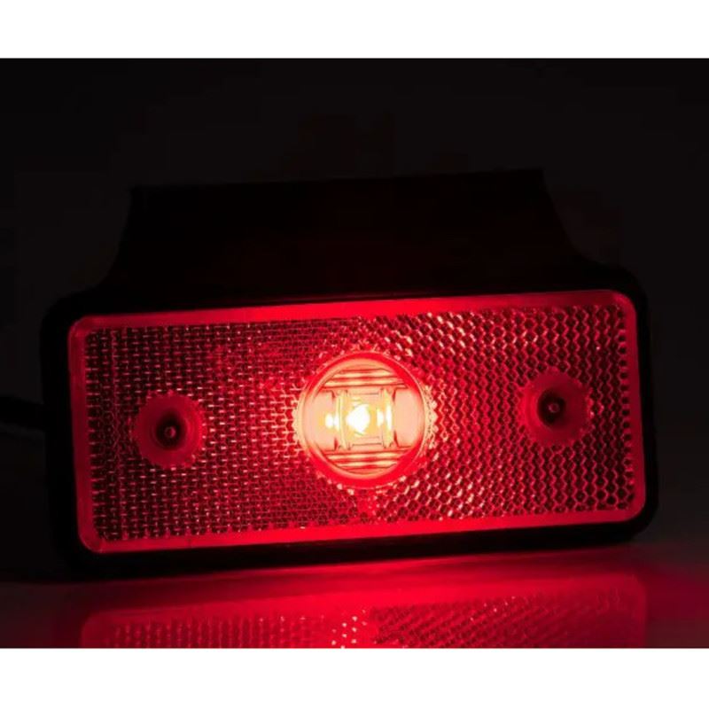 Lampa gabarit 110x45, LED, rosie, cu suport, 12-36V - imagine 4