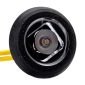 Lampa gabarit fi28, cu LED, incastrabila (fi19.6), galbena