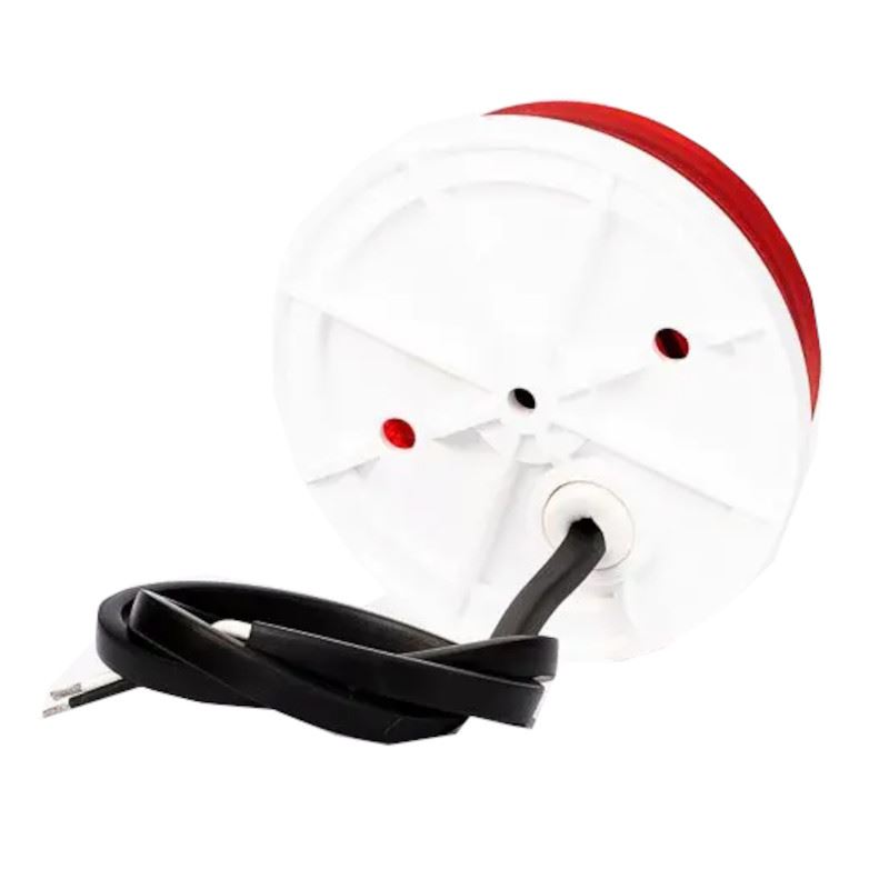 Lampa gabarit fi80, LED, rosie, 12-30V - imagine 3