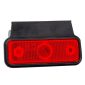 Lampa gabarit 102x36, LED rosie, cu talpa, 12-36V