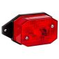 Lampa gabarit 63x42, bec, rosie, cu suport 2 urechi