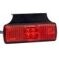 Lampa gabarit 100x32, LED, rosie, cu suport lateral, 12-36V