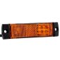 Lampa gabarit 100x32, LED, galbena, cu suport cu 2 urechi, 12-36V
