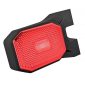 Lampa gabarit 63x63 cu LED, cu suport lateral,rosie