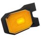 Lampa gabarit 63 x 63 cu Led, cu suport lateral, galbena