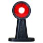 Lampa gabarit cu brat 135mm, LED, alb-rosie, angel eye, 12-24V