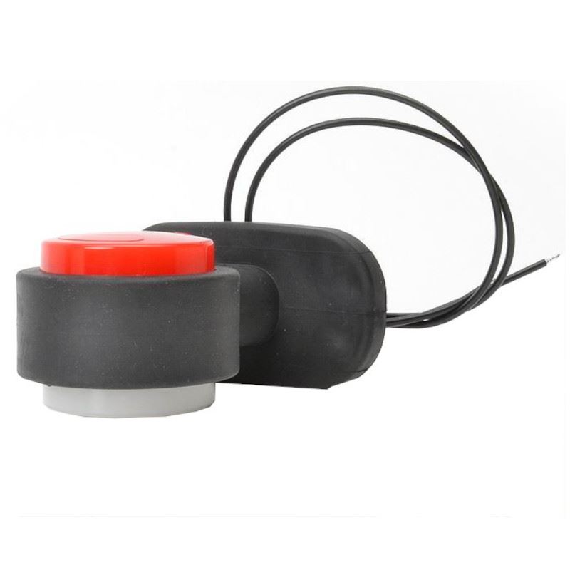 Lampa gabarit cu brat 95mm, LED, alb-rosie - imagine 3