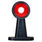 Lampa gabarit cu brat oblic 45°, 135mm, LED, alb-rosie, 12-24V