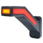 Lampa gabarit cu brat oblic 45°, 185mm, LED, 3 functii, stanga 12-24V