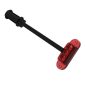 Lampa gabarit 46x15, LED, rosie, cu QS150