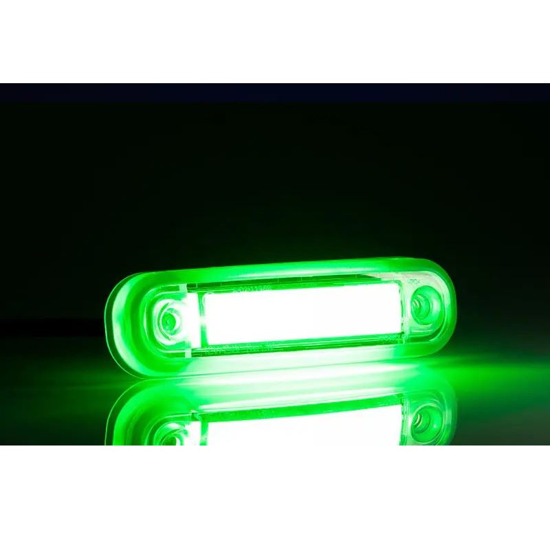 Lampa gabarit 110x30.5, LED, verde, 12-36V - imagine 2
