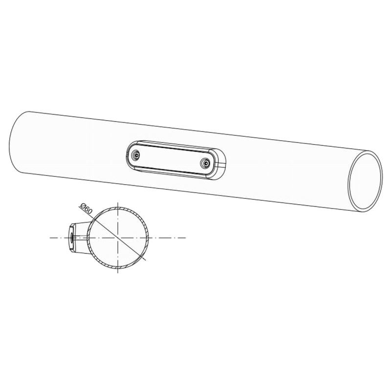 Lampa gabarit 110x30.5, LED, verde, 12-36V - imagine 5