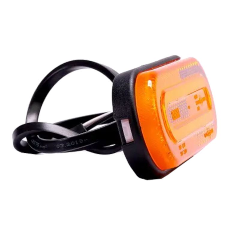 Lampa gabarit 121x47, LED, galbena - imagine 2