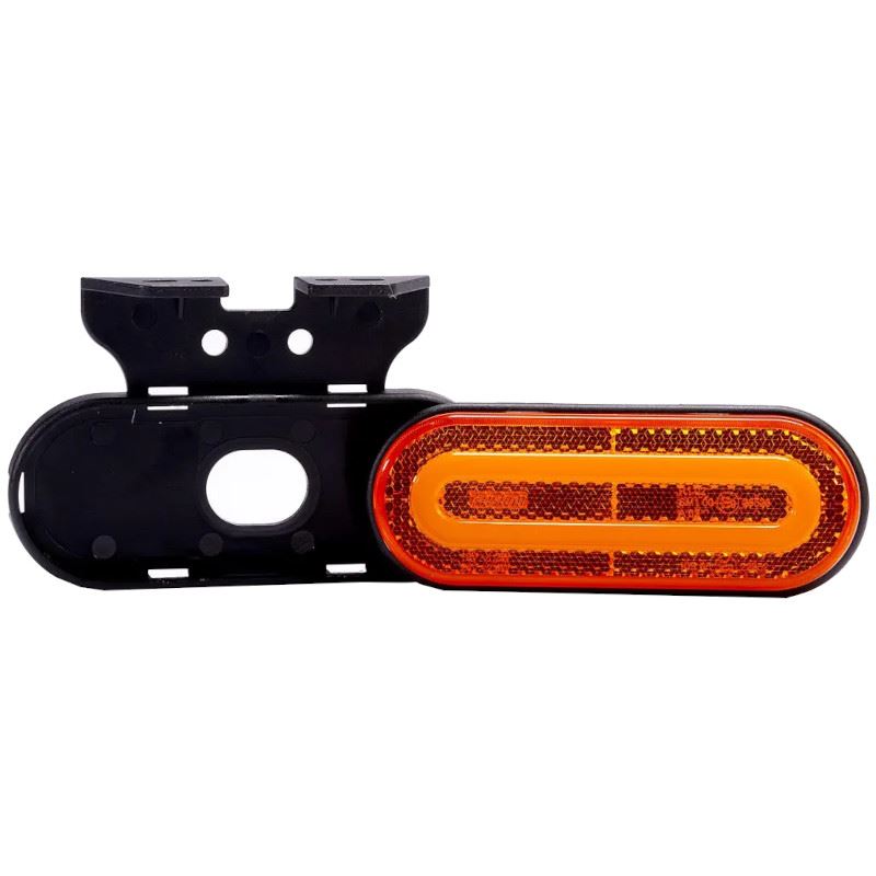 Lampa gabarit 121x47, LED, galbena - imagine 4