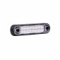 Lampa gabarit 120x27, Slim, 8 LED-uri, alba, montare suprafata ovala, bullbar