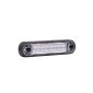 Lampa gabarit 120x27, Slim, 8 LED-uri, rosie, montare suprafata ovala, bullbar