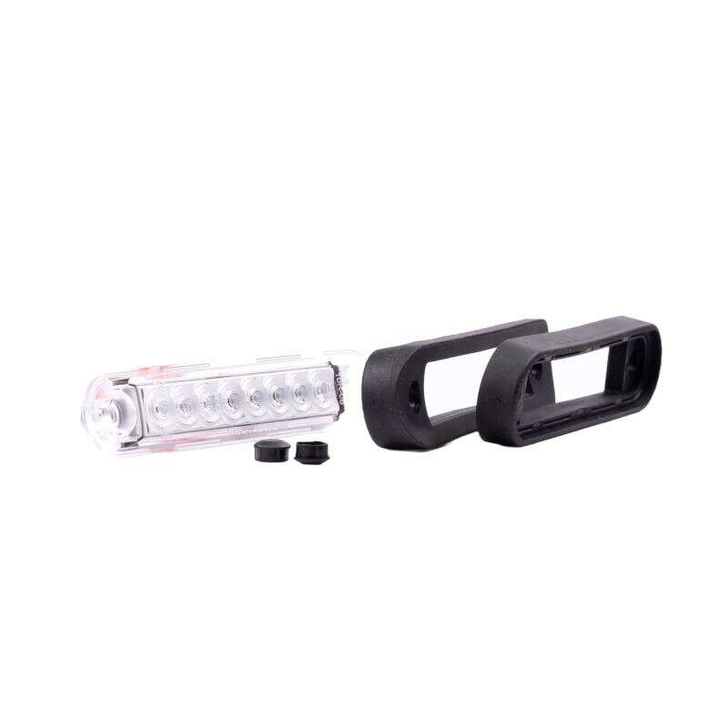 Lampa gabarit 120x27, Slim, 8 LED-uri, rosie, montare suprafata ovala, bullbar - imagine 4