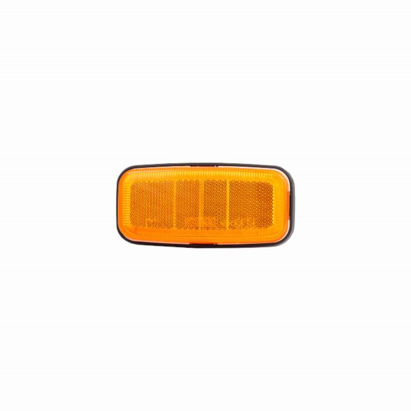 Lampa gabarit 125x60, LED, galbena, cu mufa - imagine 3
