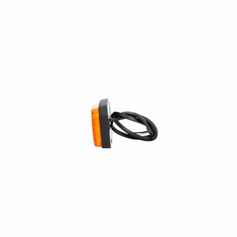 Lampa gabarit 125x60, LED, galbena, cu mufa - imagine 4