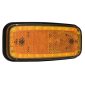 Lampa gabarit 125x60, LED, galbena