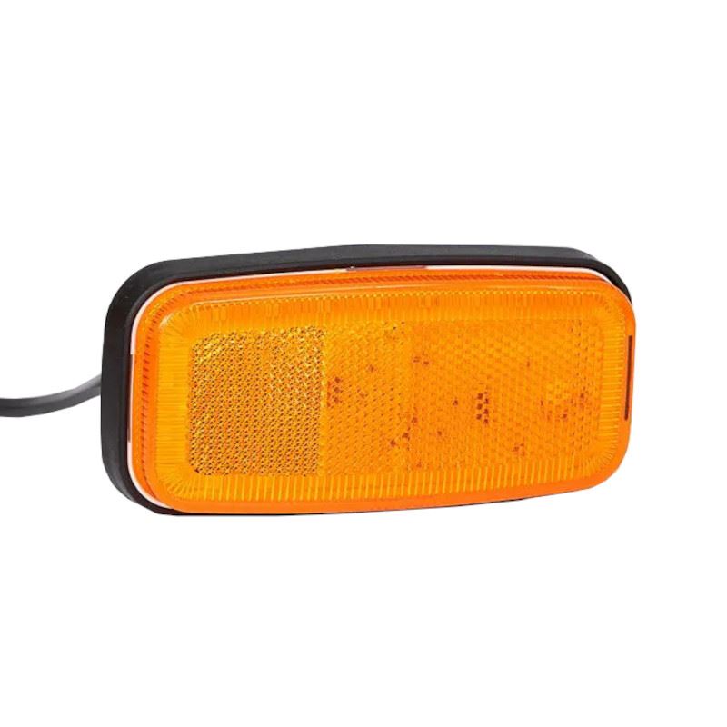 Lampa gabarit 125x60, LED, galbena - imagine 2