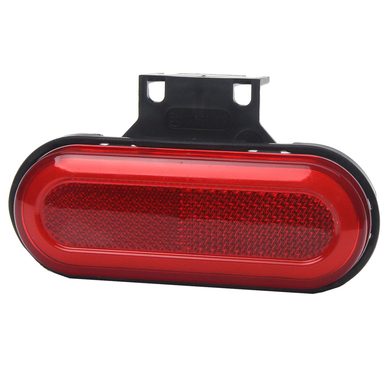 Lampa gabarit 124x49, LED, contur luminat, rosie, cu suport, 12-24V - imagine 2