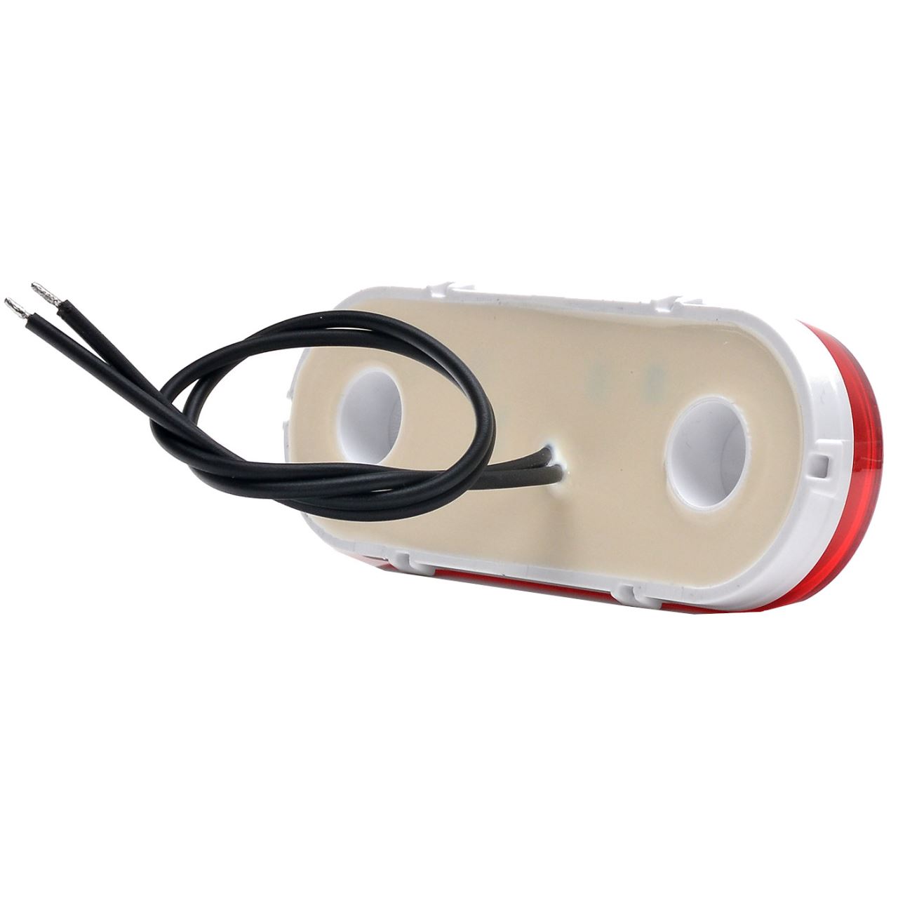 Lampa gabarit 124x49, LED, contur luminat, rosie, cu suport, 12-24V - imagine 7