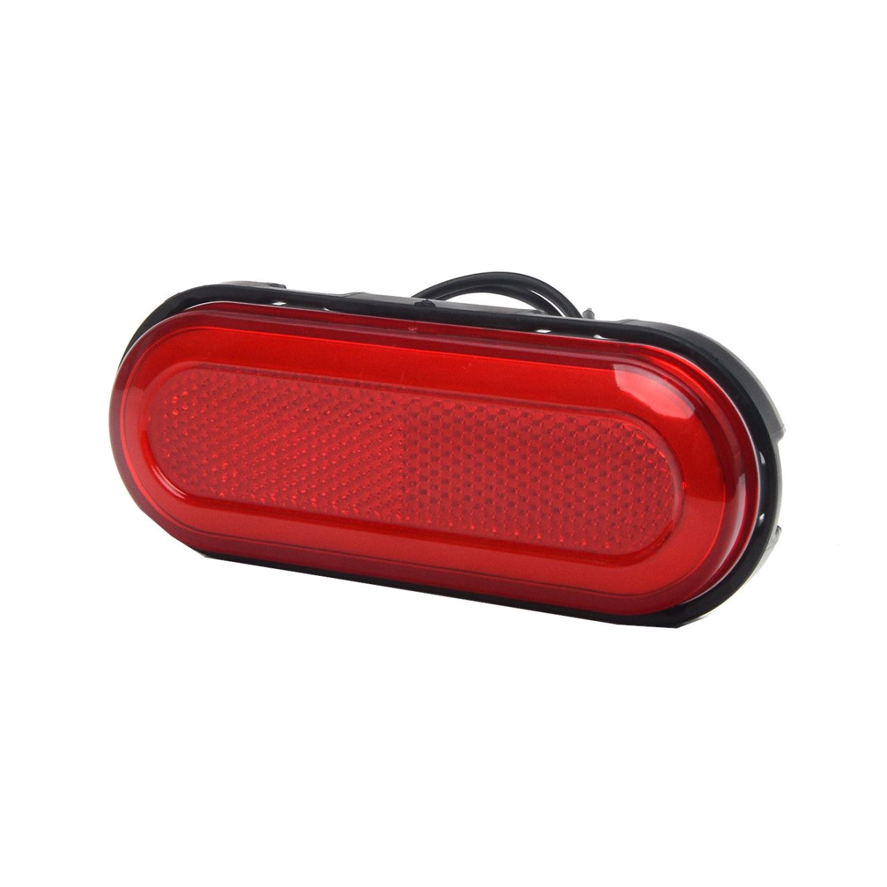 Lampa gabarit 124x49, LED, contur luminat, rosie, cu suport, 12-24V - imagine 9