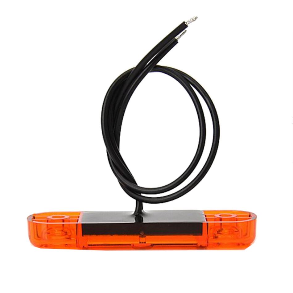 Lampa gabarit 84x24, LED, slim, galbena, 12-24V - imagine 4