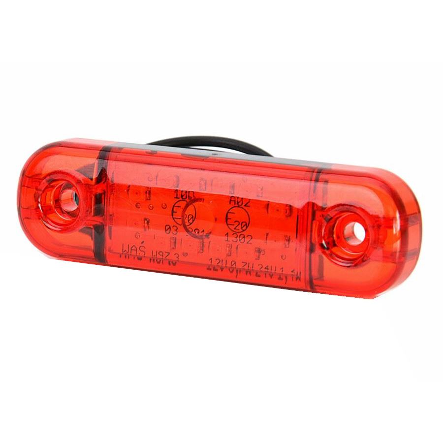 Lampa gabarit 84x24, LED, slim, rosie, 12-24V - imagine 2