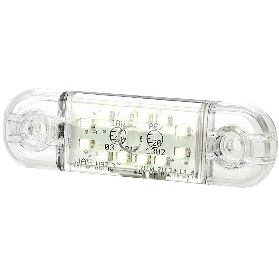 Lampa gabarit 84x24, LED, slim, alba, 12-24V - imagine 2