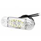 Lampa gabarit 84x24, LED, slim, alba, 12-24V