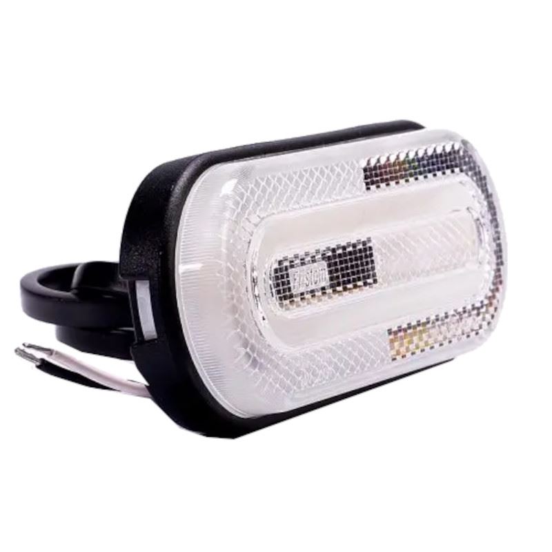 Lampa gabarit 121x47, LED, alba - imagine 3