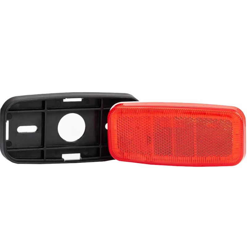 Lampa gabarit 125x60, LED, rosie - imagine 4