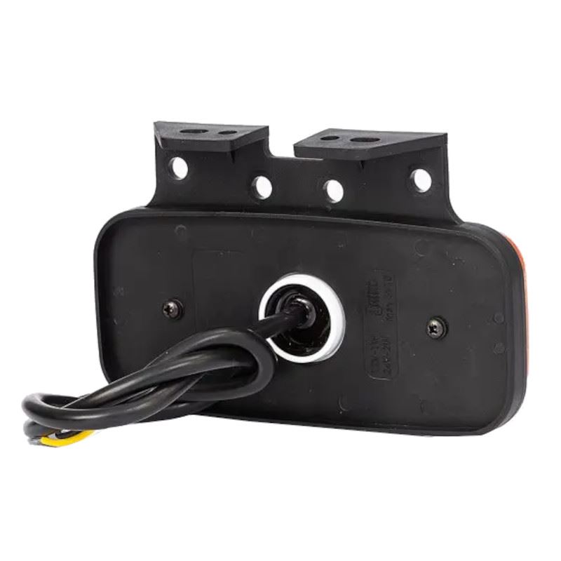 Lampa gabarit 125X60, LED, cu semnalizare si suport, galbena - imagine 2