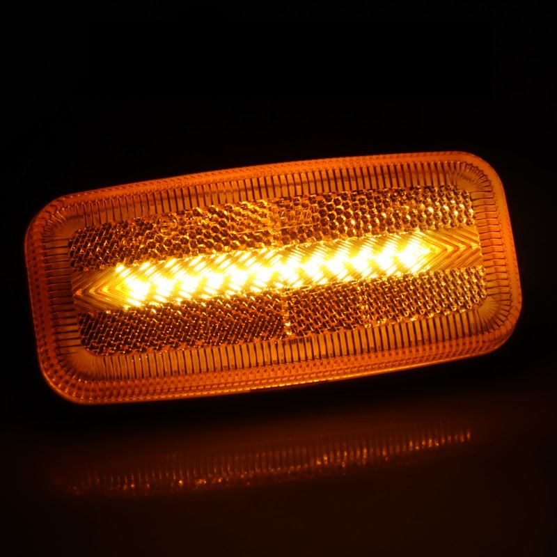 Lampa gabarit 125X60, LED, cu semnalizare si suport, galbena - imagine 4