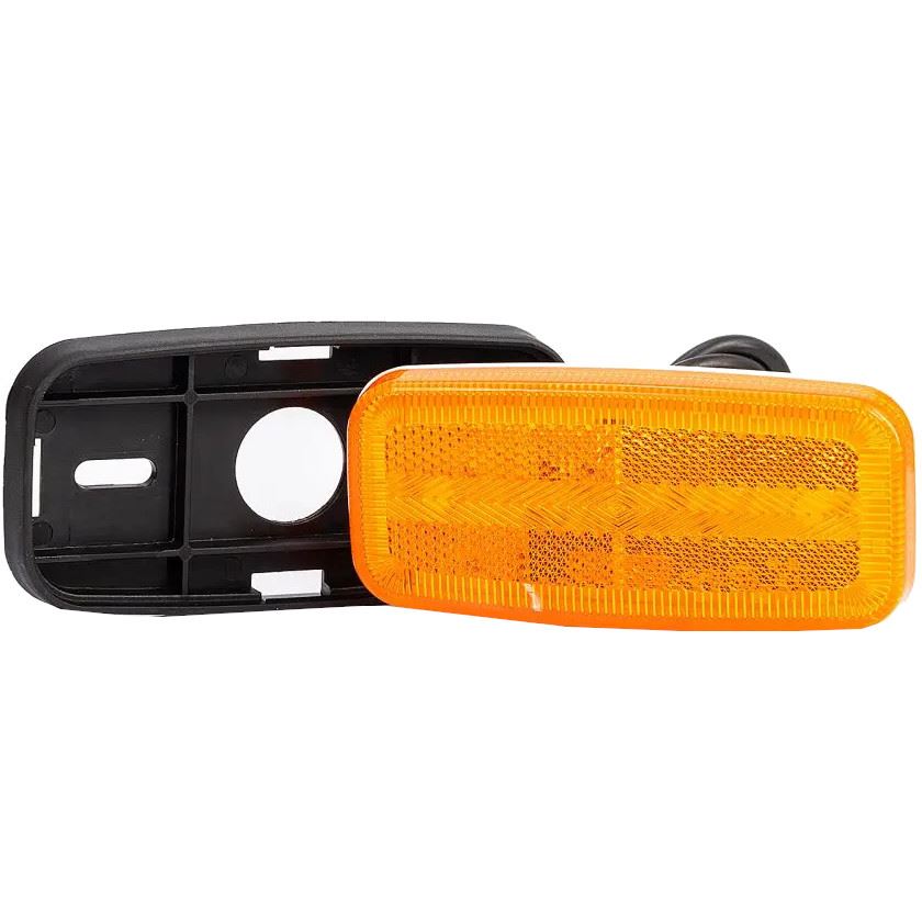 Lampa gabarit 125x60, LED, cu semnalizare, galbena - imagine 3