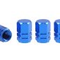 Ornament capacele valva hexagonale16mm, albastre, set 4 bucati,Amio