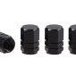 Ornament capacele valva hexagonale16mm, negre set 4 bucati,Amio