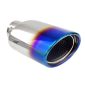 Ornament toba interior 30(50), exterior 58, L180 oval, crom si albastru, Amio