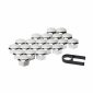 Set 21 bucati capacele silicon pentru prezoane 21" Crom,Amio