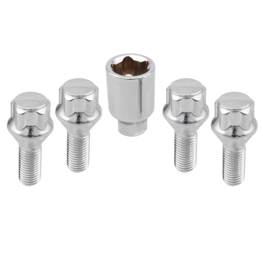Piulite antifurt pentru prezoane Wheel Locks 12x1.5 x27C -conic HLucas - imagine 2